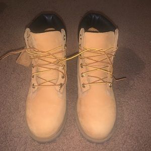 Gently used Timberlands